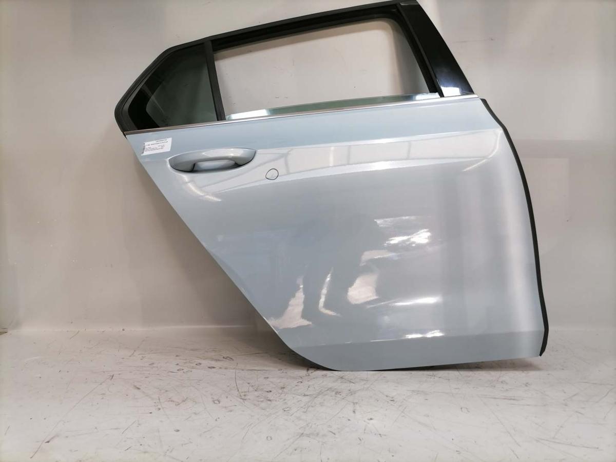 VW Golf 8 original Tür hinten rechts LV5L Christal Ice Blue Fließheck Rohbau Bj.2024